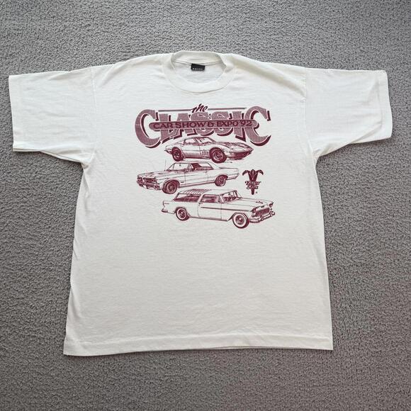 Screen Stars Other - Vintage 1992 Classic Car Show Expo T Shirt Screen Stars USA XL Single Stitch